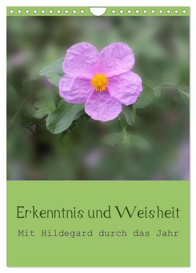 Erkenntnis und Weisheit - Hildegard von Bingen (Wandkalender 2026 DIN A4 hoch), CALVENDO Monatskalender