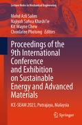 Proceedings of the 9th International Conference and Exhibition on Sustainable Energy and Advanced Materials