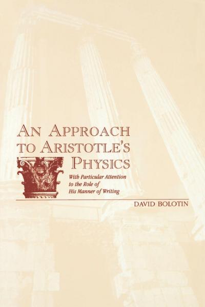An Approach to Aristotle’s Physics