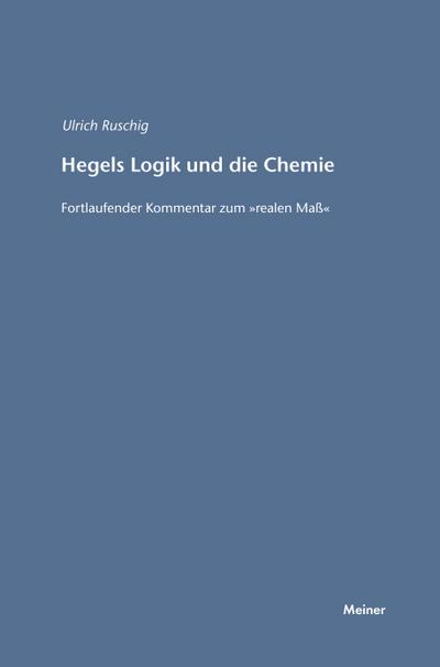 Hegels Logik und die Chemie