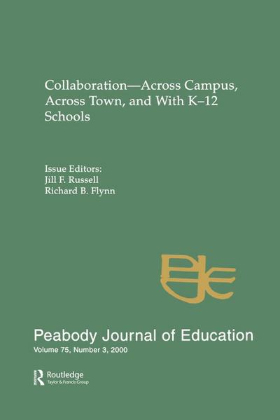 Collaboration--across Campus, Across Town, and With K-12 Schools