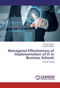 Managerial Effectiveness of Implementation of IT i