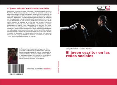 El joven escritor en las redes sociales