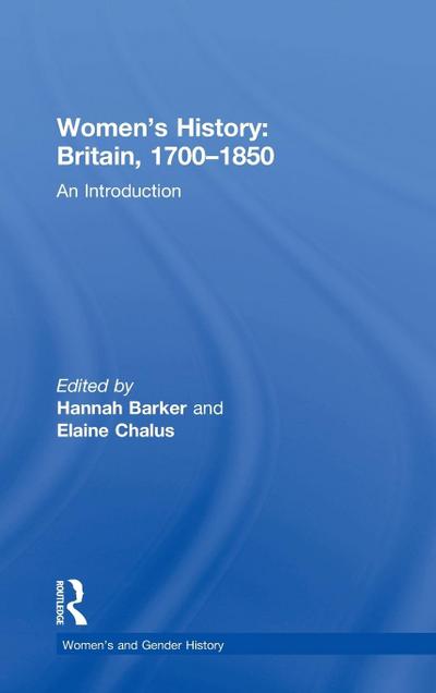 Women’s History, Britain 1700-1850