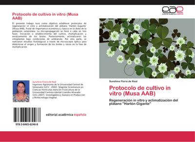 Protocolo de cultivo in vitro (Musa AAB) - Sunshine Florio de Real
