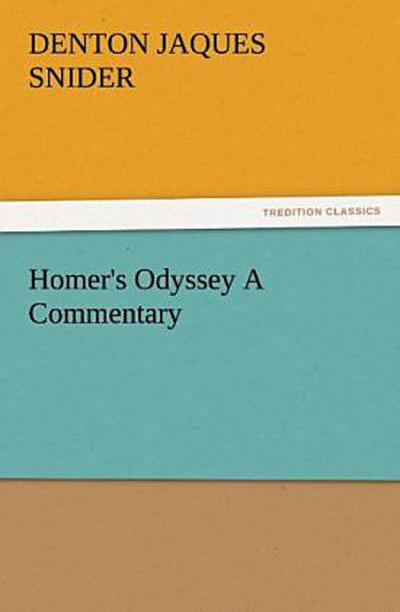 Homer’s Odyssey A Commentary