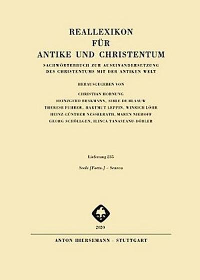 Reallexikon für Antike und Christentum