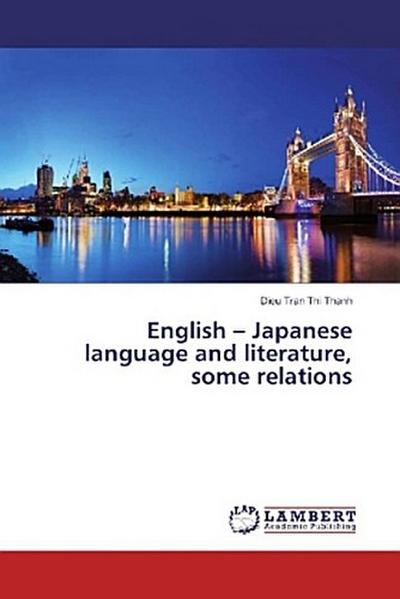 English - Japanese language and literature, some relations