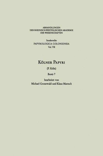 Kölner Papyri