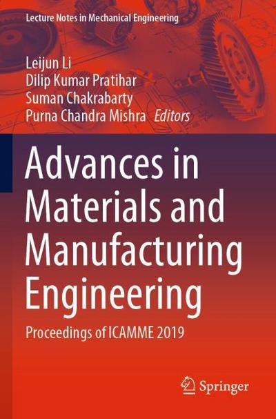 Advances in Materials and Manufacturing Engineering