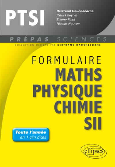Formulaire : Mathématiques - Physique-Chimie -SII - PTSI