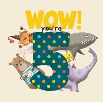 WOW! You’re Five birthday book