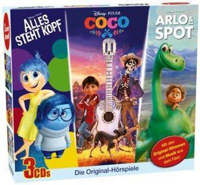 Disney/Pixar: Arlo & Spot/Alles steht Kopf/Coco