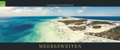 GEO Panorama: Meeresweiten 2024 - Panorama-Kalender - Wand-Kalender - Groß-Format - 120x50