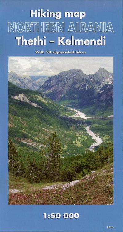 Hiking map NORTHERN ALBANIA