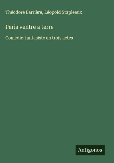 Paris ventre a terre