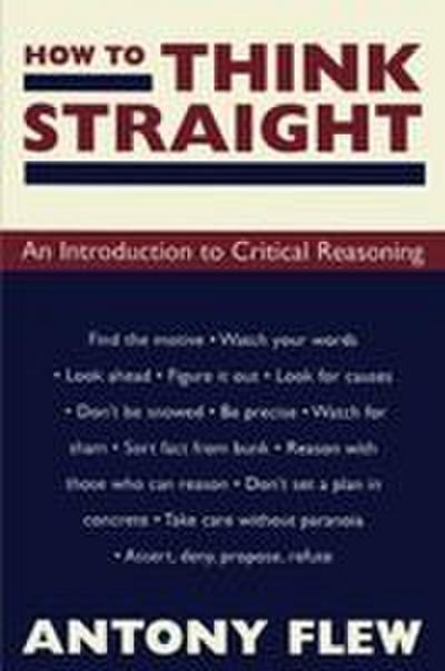How to Think Straight