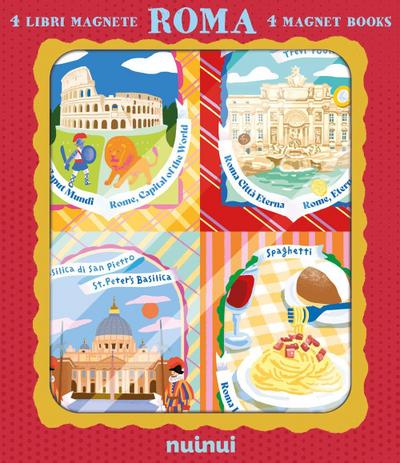 Roma. 4 libri magnete