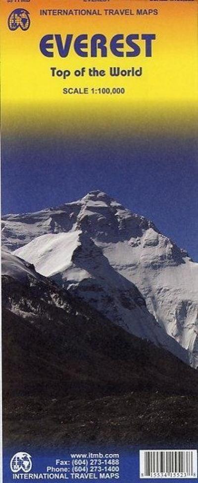 Everest Travel Ref Map 1 : 100 000