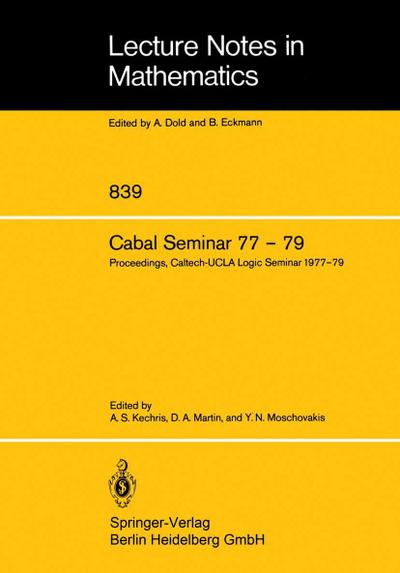 Cabal Seminar 77 - 79