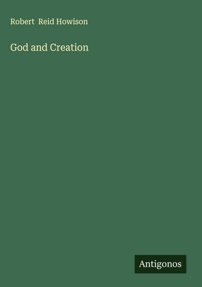 God and Creation