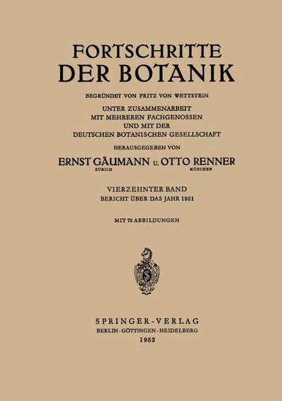 Bericht Über das Jahr 1951