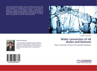 Water conversion of oil shales and biomass
