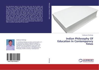 Indian Philosophy Of Education In Contemporary Times