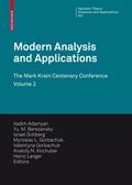 Modern Analysis and Applications 2