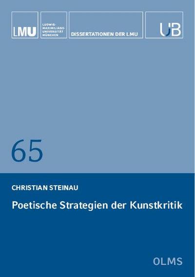 Poetische Strategien der Kunstkritik