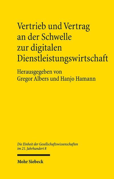 Vertrieb und Vertrag an der Schwelle zur digitalen Dienstleistungswirtschaft