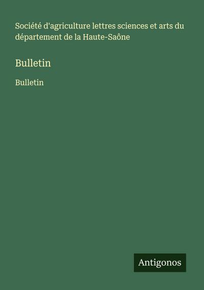 Bulletin