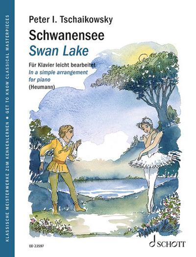 Schwanensee op.20 (Swan Lake) für Klavier leicht bearbeitet