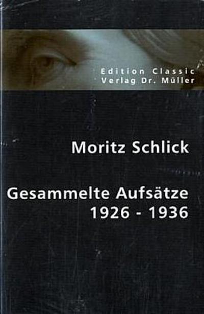 Gesammelte Aufsätze 1926-1936
