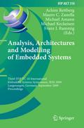 Analysis, Architectures and Modelling of Embedded 