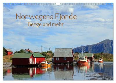 Norwegens Fjorde, Berge und mehr (Wandkalender 2024 DIN A3 quer), CALVENDO Monatskalender