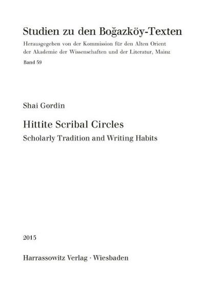 Hittite Scribal Circles