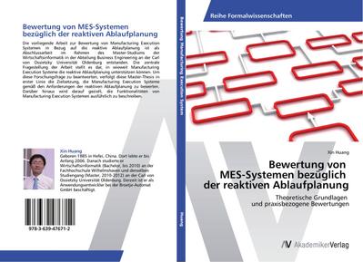 Bewertung von MES-Systemen bezüglich der reaktiven Ablaufplanung