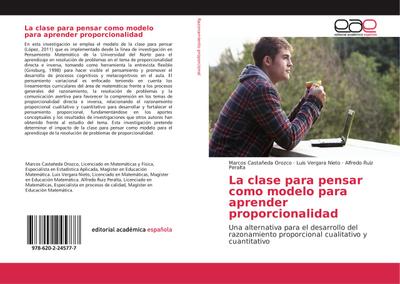 La clase para pensar como modelo para aprender proporcionalidad