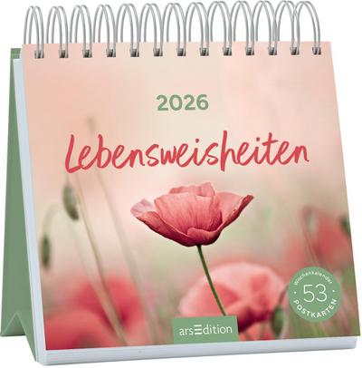 Postkartenkalender Lebensweisheiten 2026