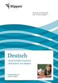 Deutsch 1/2, Freies Erzählen - Präsentieren von In