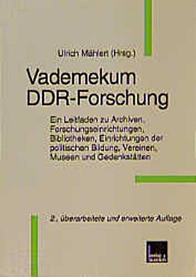 Vademekum DDR-Forschung