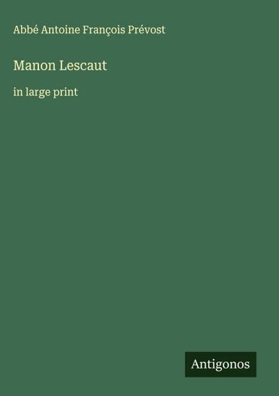 Manon Lescaut