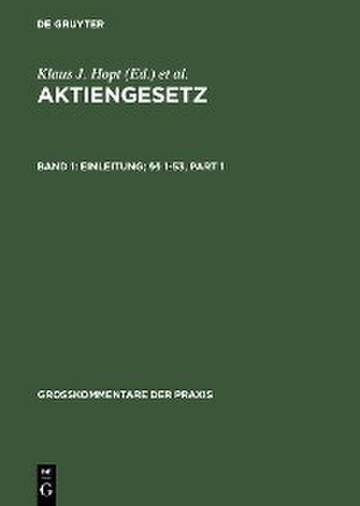 Einleitung; §§ 1-53