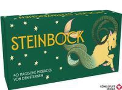 Sternzeichen Steinbock - 40 Karten in Magnetschachtel mit Metallicfolie - Magische Messages von den Sternen