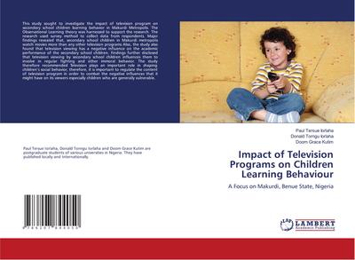 Impact of Television Programs on Children Learning Behaviour