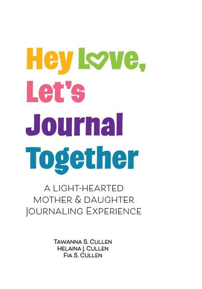 Hey Love, Let’s Journal Together