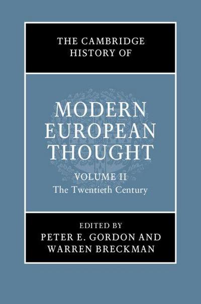 The Cambridge History of Modern European             Thought