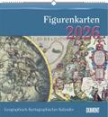 Geographisch-Kartographischer Kalender 2026 - Figurenkarten - Wand-Kalender mit historischen Landkarten - 45 x 48 cm