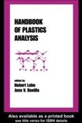 Handbook of Plastics Analysis